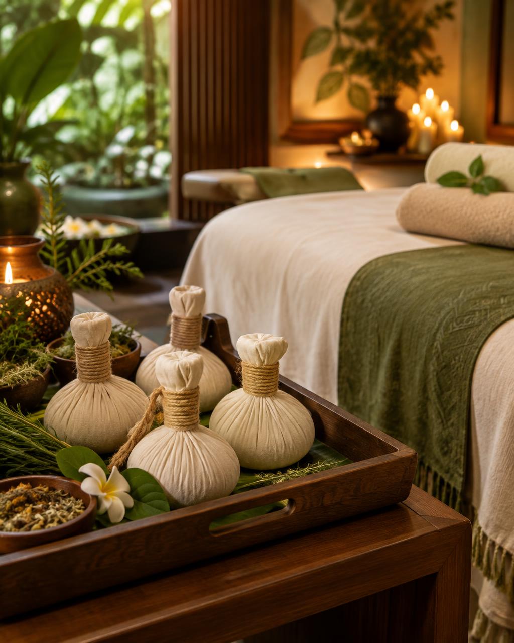 Massagem Ayurveda com Pindas Orientais